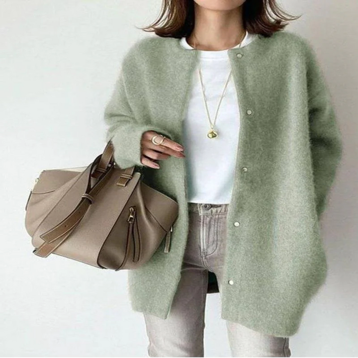 Verena pletený cardigan – univerzální styl pro vrstvené vzhledy