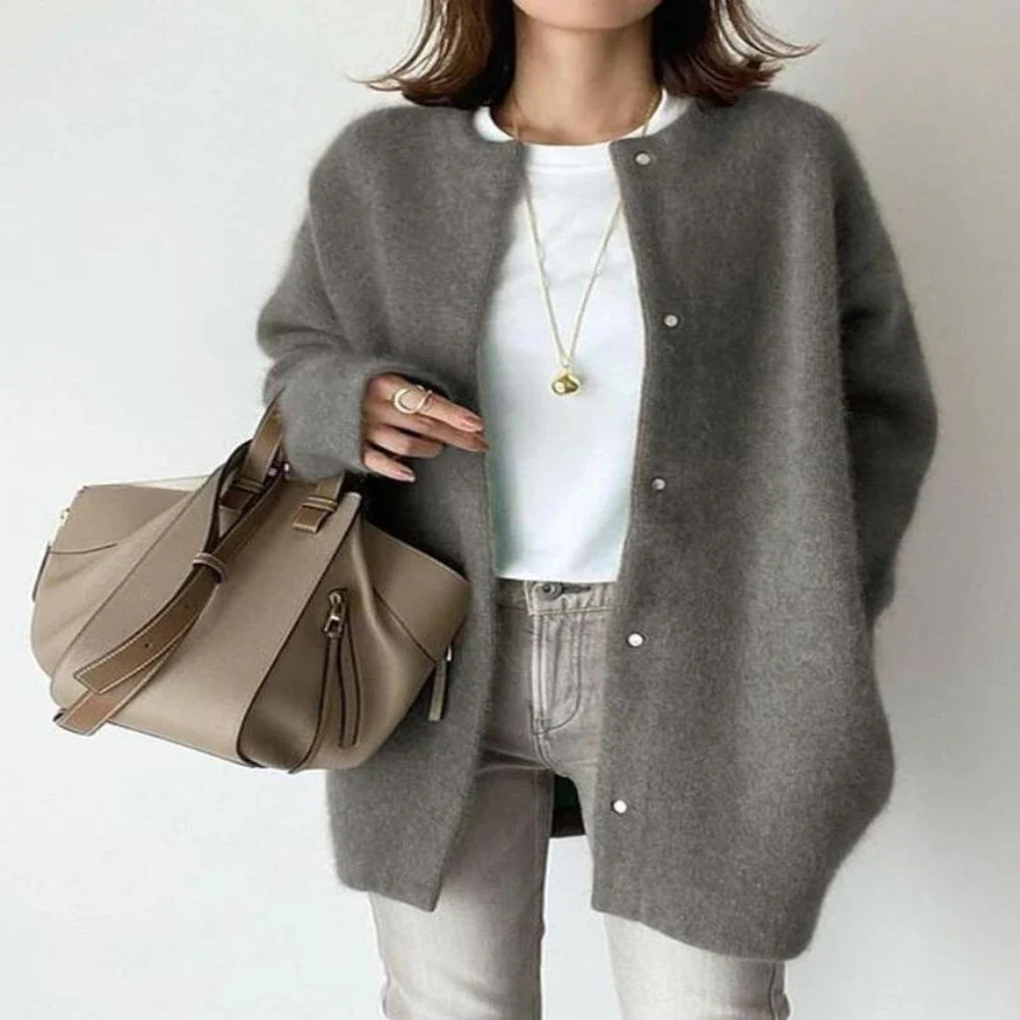 Verena pletený cardigan – univerzální styl pro vrstvené vzhledy
