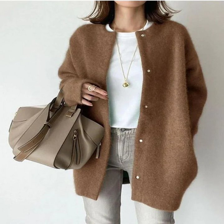 Verena pletený cardigan – univerzální styl pro vrstvené vzhledy
