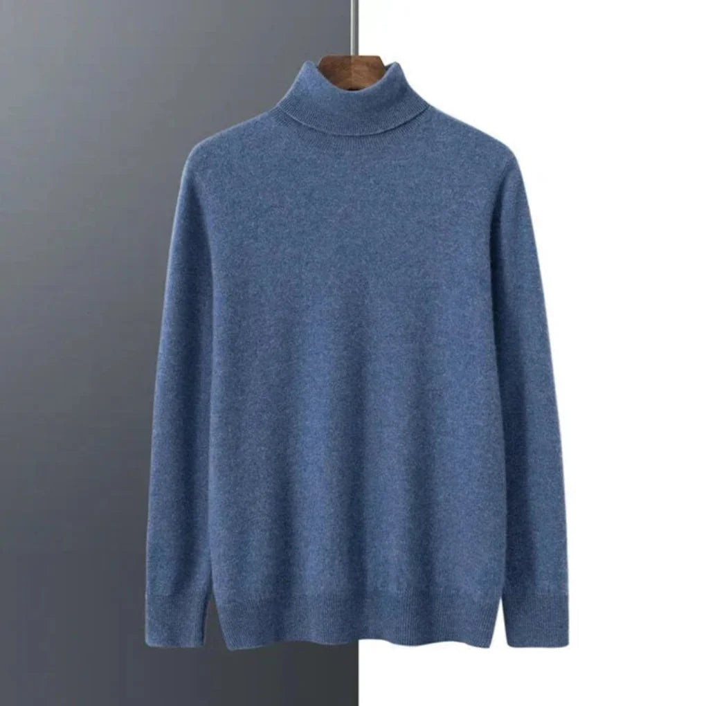 Pánský turtleneck svetr – Elegantní vrstva s jemným vzhledem