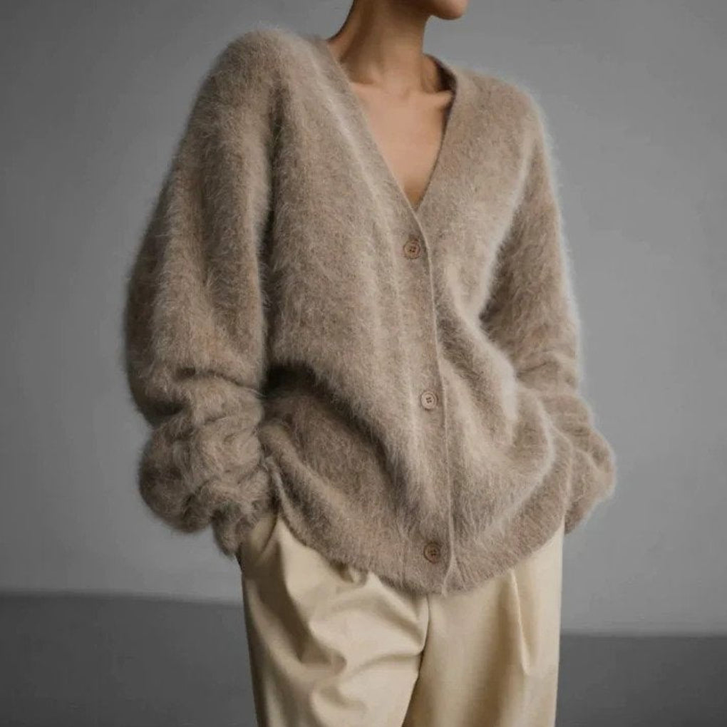 Jemný vlněný cardigan