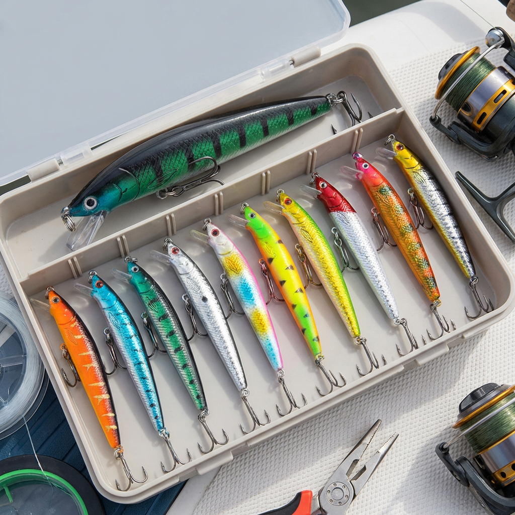 10‑Barvný Minnow Nástrahový Kit