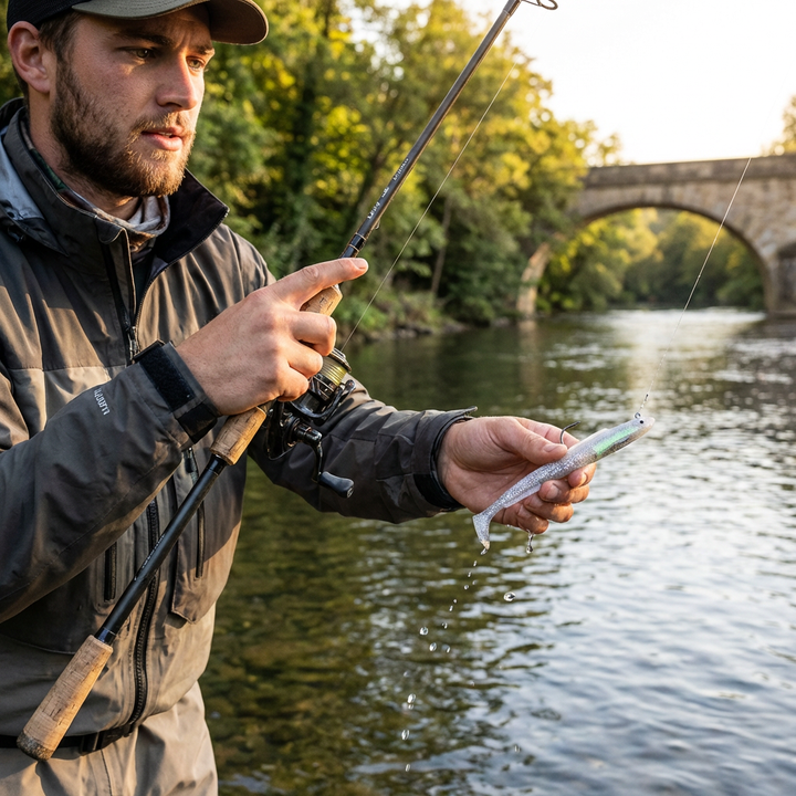 Swimbait pro okouna a štiku s olověnou jig hlavou