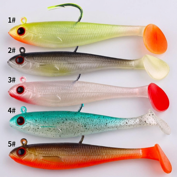 Swimbait pro okouna a štiku s olověnou jig hlavou