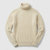Pánský turtleneck pletený zimní svetr