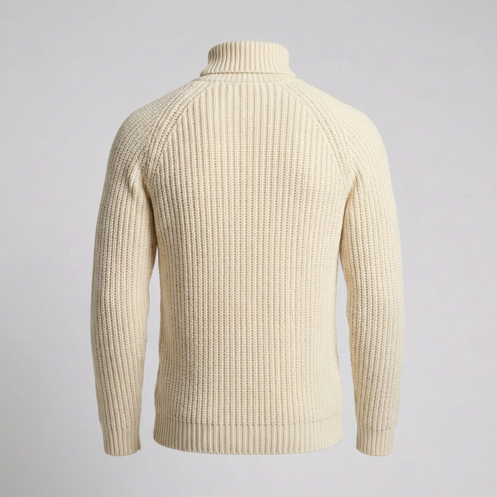 Pánský turtleneck pletený zimní svetr