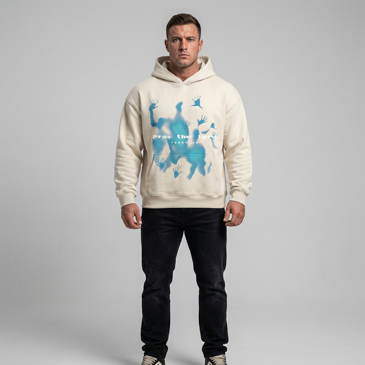 Unisex Oversized Grafický Svetř