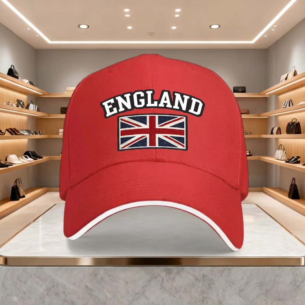 Baseballová čepice s vlajkou Anglie UK