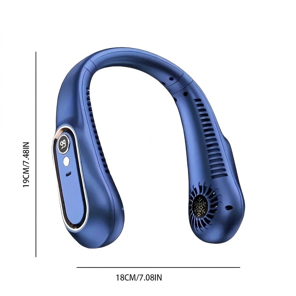 Přenosný USB nákrční ventilátor s 360° flexibilním chlazením pro venkovní použití