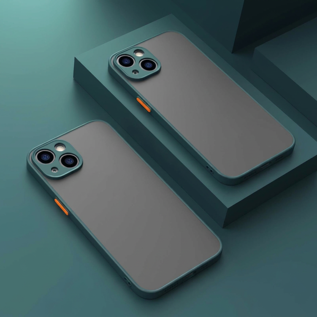 Minimalistický akrylový průhledný telefonní kryt