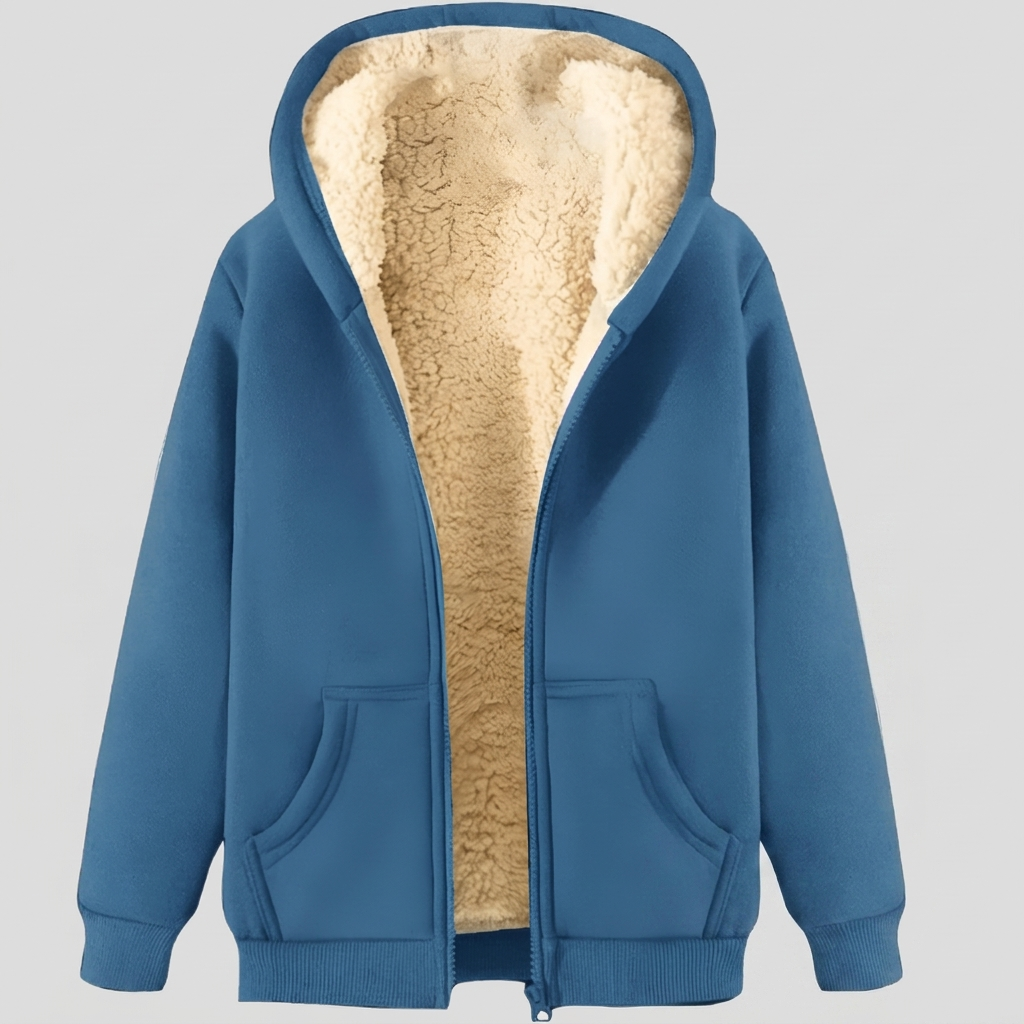 Teplo Pánská Fleece-Podložená Zimní Mikina Bunda