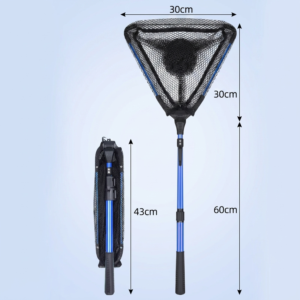 Telescopická rybářská brail síť
