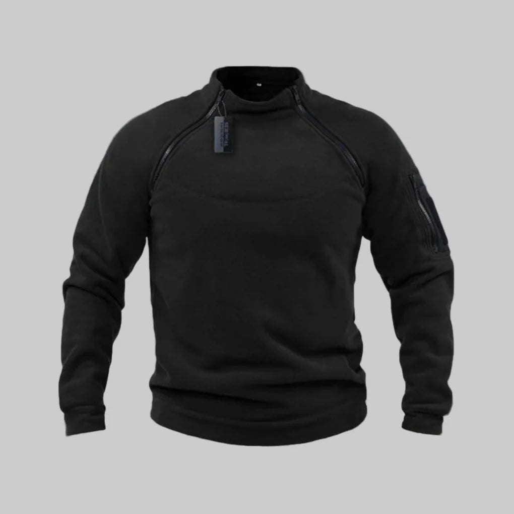 Pánský fleece pulover – funkční vrstva pro venkovní a pole