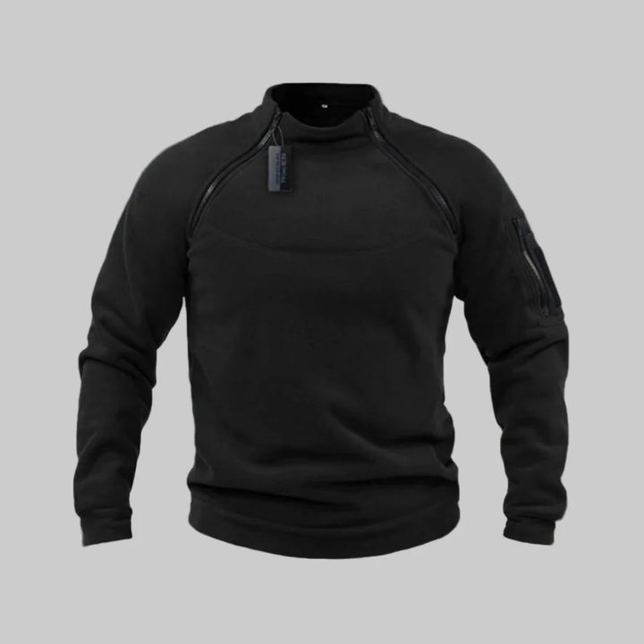 Pánský fleece pulover – funkční vrstva pro venkovní a pole