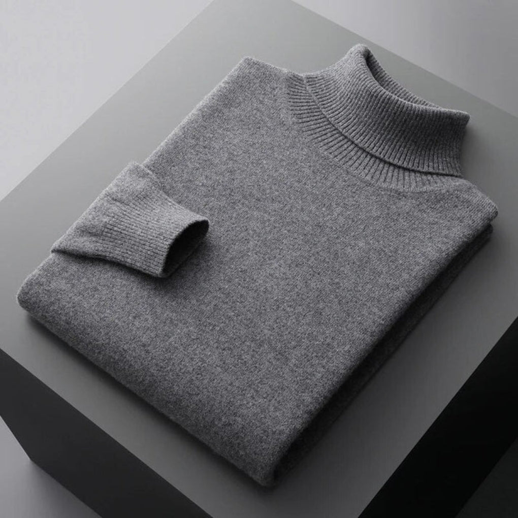 Pánský turtleneck svetr – Elegantní vrstva s jemným vzhledem
