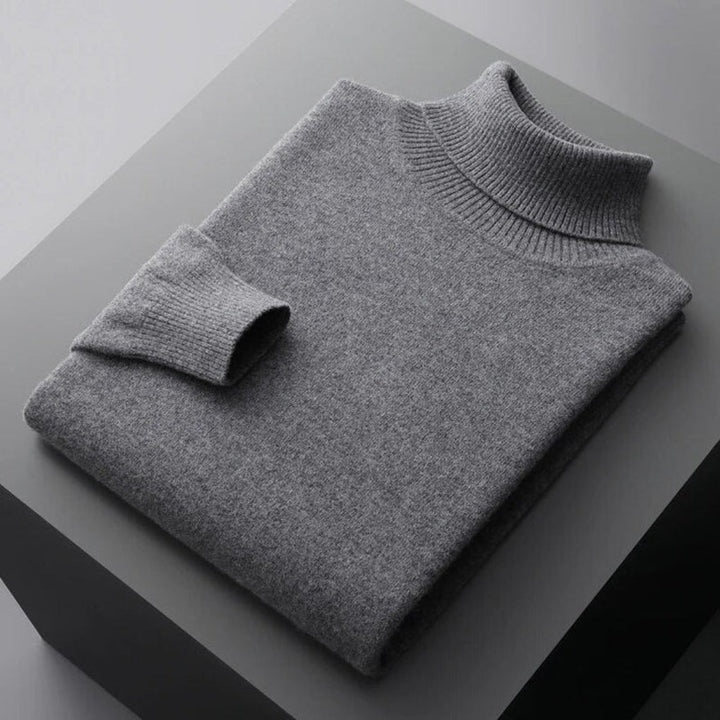 Pánský turtleneck svetr – Elegantní vrstva s jemným vzhledem